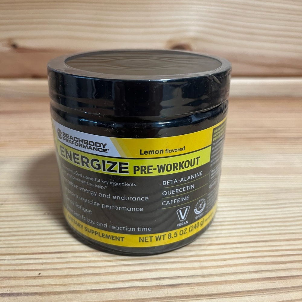 Brand New, unopened Lemon Beachbody Energize. Expiration 5/2024